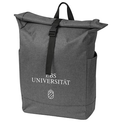 Rucksack mit farbigen Applikationen, EBS Voll-Logo 