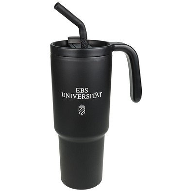 Graphic 360 Becher, 900ml, schwarz, EBS Voll-Logo 