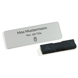 Großes Namensschild, 75 x 25 mm