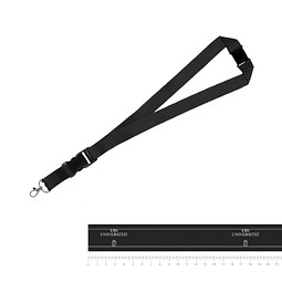 Lanyard mit abnehmbarer Schnalle, EBS Voll-Logo