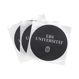 EBS Aufkleber, rund, mit EBS Voll-Logo
